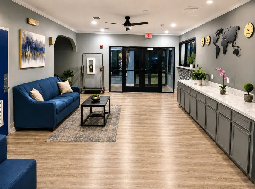 Americas Best Value Inn and Suites Bush International Airport - Reception