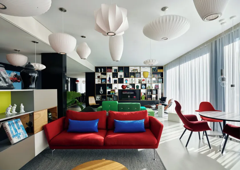 citizenM Amsterdam hotel - Coin salon dans le hall