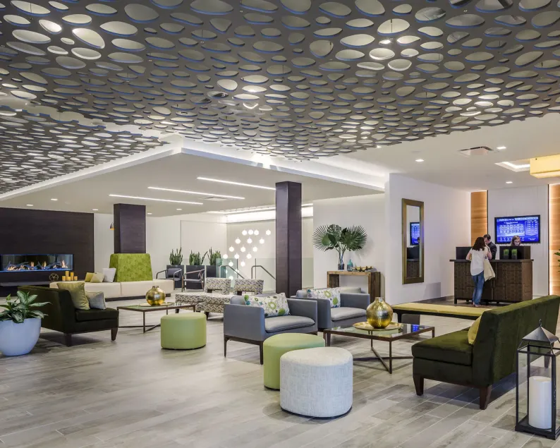 Lodge Geneva National - Coin salon dans le hall