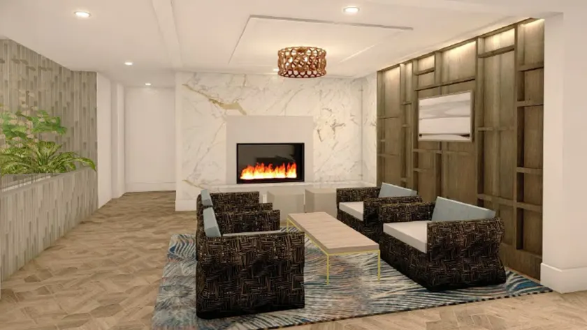 Holiday Inn Club Vacations Myrtle Beach Oceanfront - Sitzecke in der Lobby