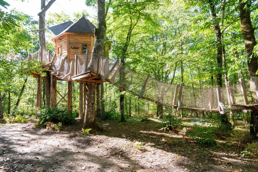 Nid'en'Ô cabanes et spa Lot et Dordogne - Image 1