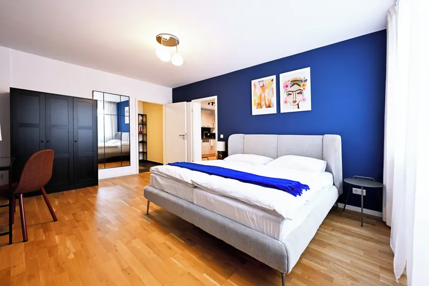 Rosengarten Apartments Fürth, Moderne Serviced Apartments in Citylage, ganze Ferienwohnung 50 m2, nahe Nürnberg, Metro, Sauna, Frühstück & Parkplatz - Image 1