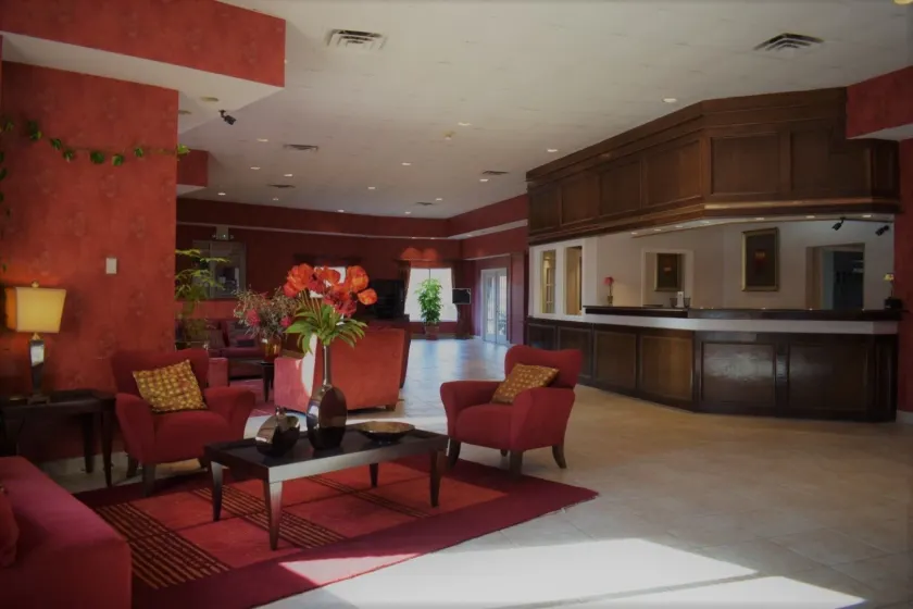 Texas Inn & Suites - Coin salon dans le hall