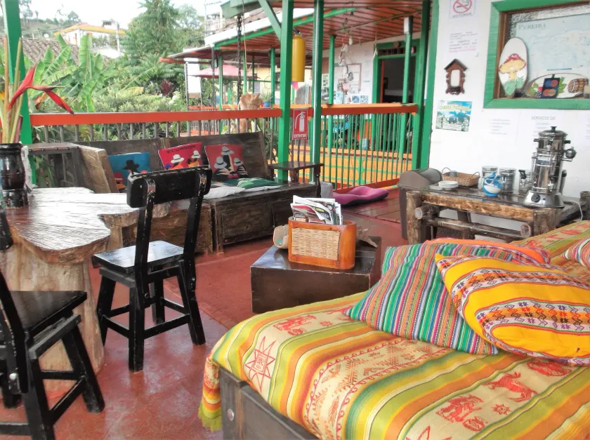 Hostal Estrella de Agua - Interior entrance