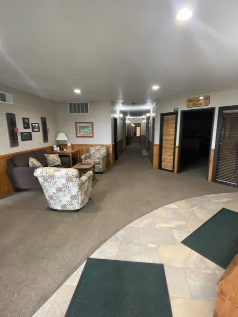 Pioneer Motor inn - Sitzecke in der Lobby