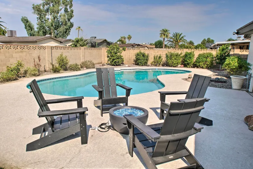 Fire Pit, Heated Pool: Central Tempe Escape! - Image 1