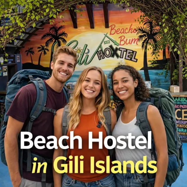 Gili Beach Bum Hostel - Image 1