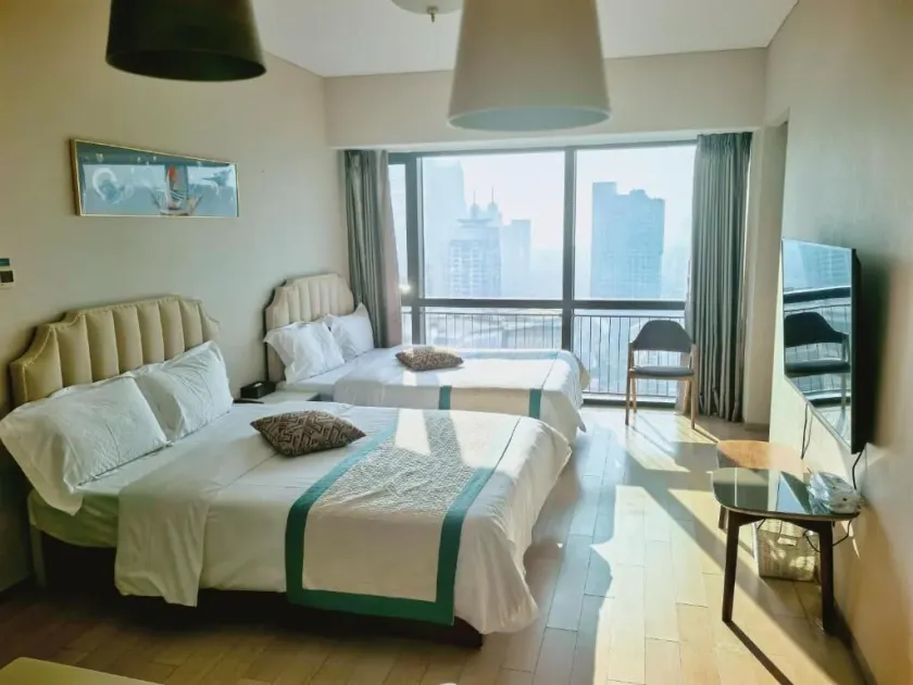Qingdao Tinglan Hotel Apartment (Wusi Square Mixc City Branch) - Rum