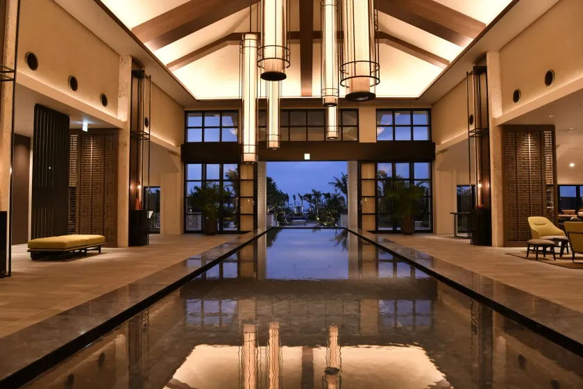 FUSAKI BEACH RESORT HOTEL & VILLAS - Recepción