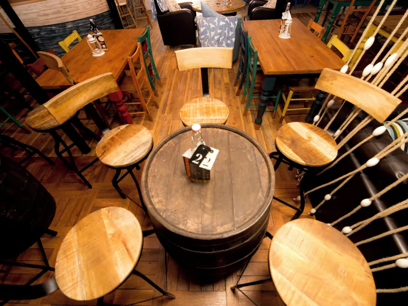 YHA Boggle Hole - Lobby sitting area