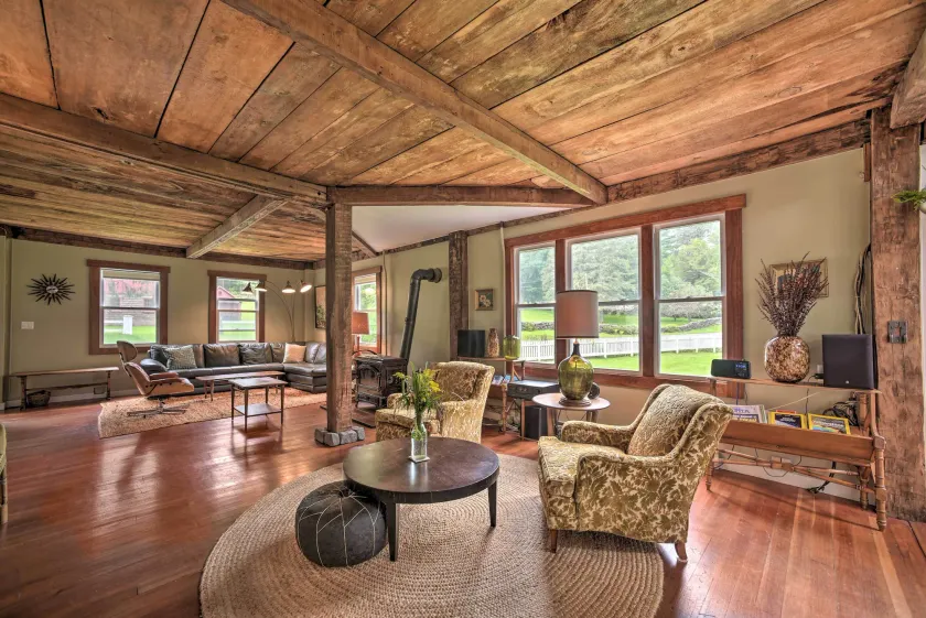 Game Room & Fire Pit: Peaceful Catskills Farmhouse - Image 1