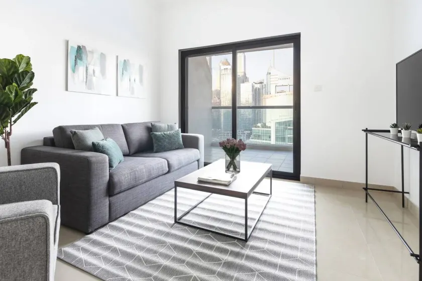 Moderne 1BR with a lovely marina view - Image 1