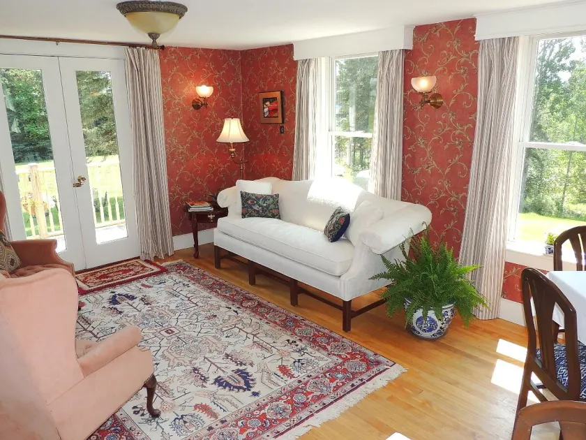 Chandler River Inn - Sittområde i lobbyn
