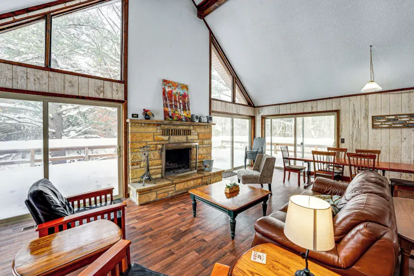 Pere Marquette Riverfront Cabin w/ Fishing Access - Image 1