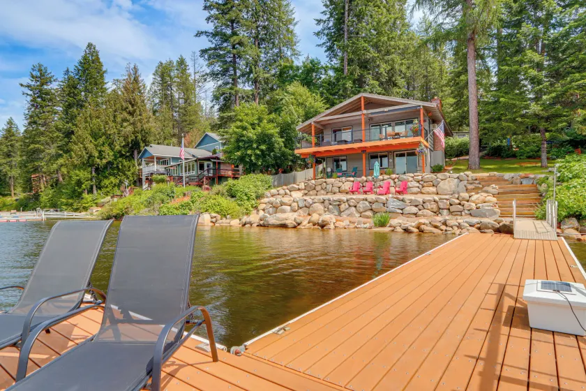 Private Dock, Deck & Yard: Luxe Sacheen Lake Home - Image 1