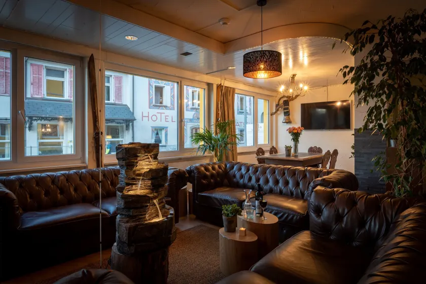 Grischalodge - Lounge i lobbyen