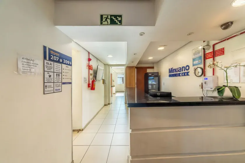 Minuano Hotel Home próximo ao aeroporto - Reception