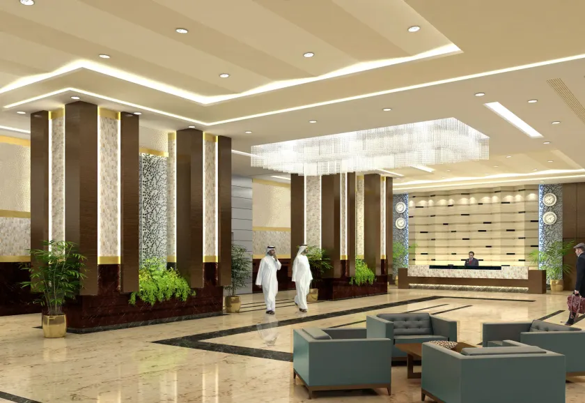 Ezdan Residence - Interior entrance
