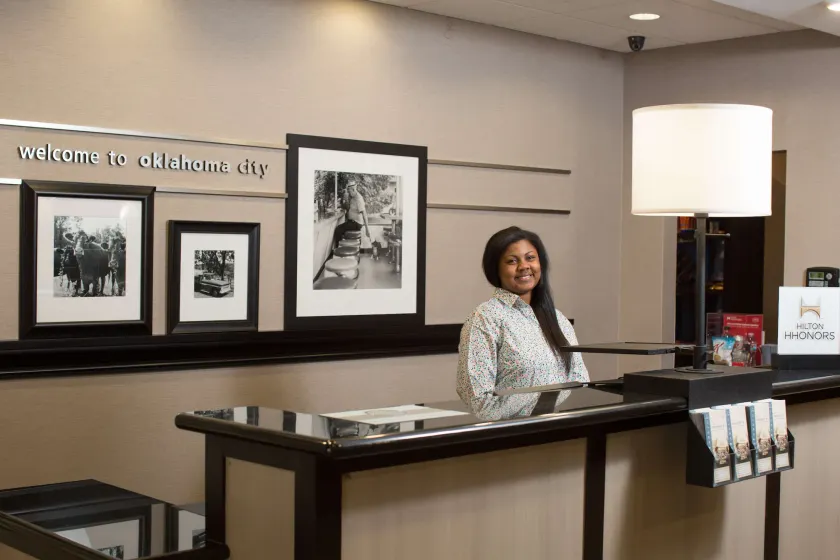 Hampton Inn & Suites Oklahoma City Airport - Réception