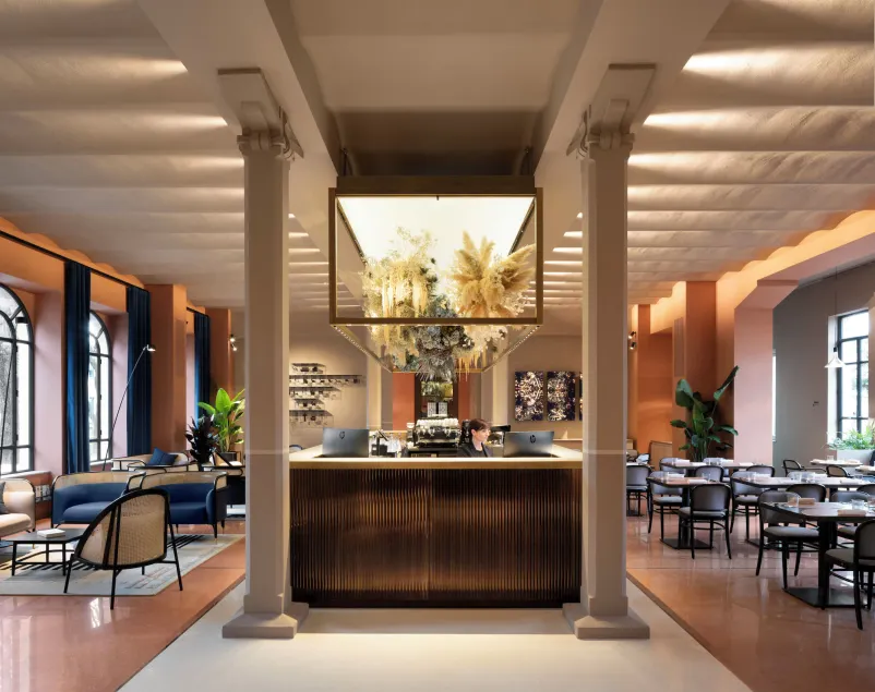 Interno Marche Design Experience Hotel - Rezeption