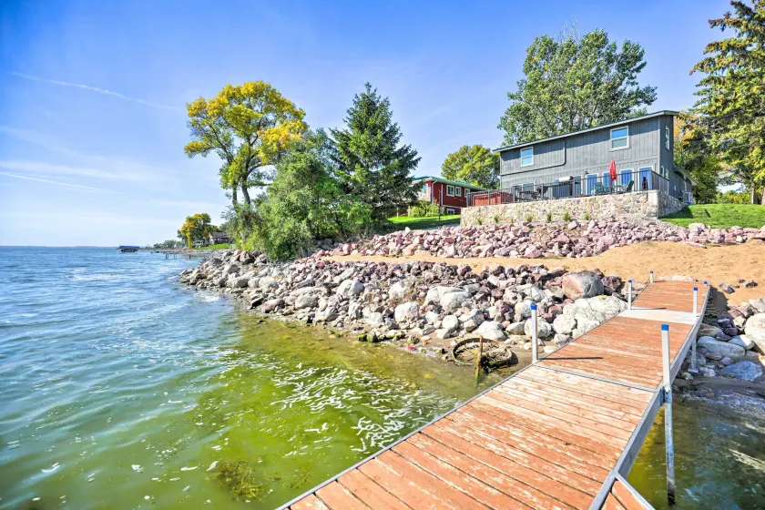 Lakefront Cabin w/ Patio & Views in Lake Norden - Image 1