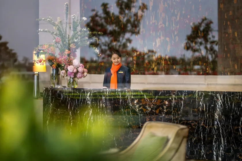 Mandarin Oriental, Macau - Lounge i lobbyen