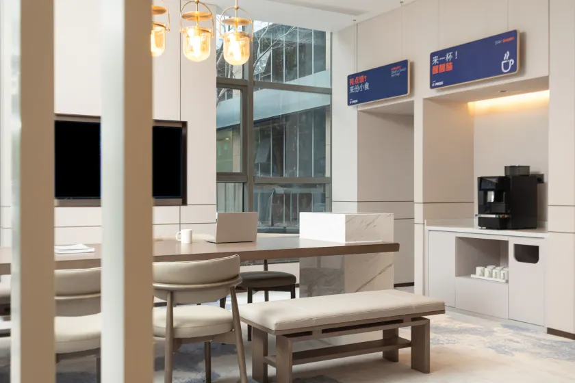 Holiday Inn Express Shanghai Gumei by IHG - Sitteområde i lobbyen
