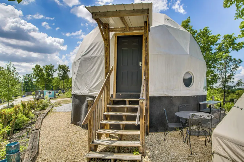 Creekside Glamping Dome in Rogersville w/ Patio - Image 1
