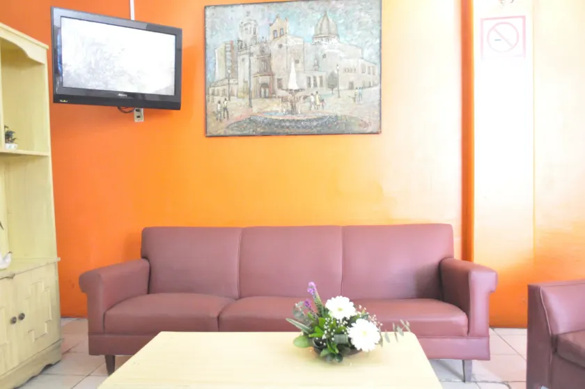 Hotel Viena - Coin salon dans le hall