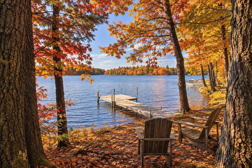 Cozy Maine Lakefront Escape | Fall Foliage & Fire - Image 1