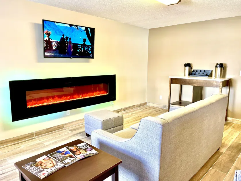 Econo Lodge Williston - Coin salon dans le hall