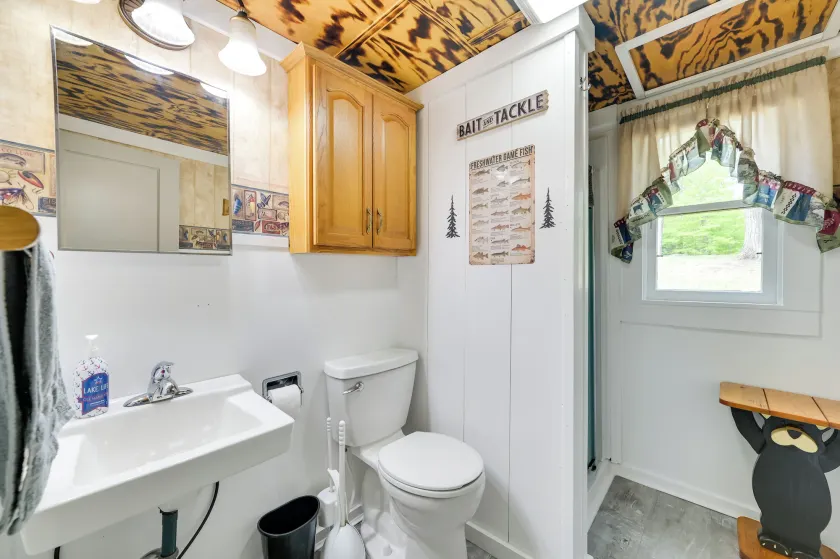 NY! Waterfront Paradise Lake Cottage m / Pvt Dock! - Interiør