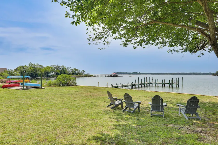 Waterfront Home With Large Yard, Dock & Bay View - Image 1