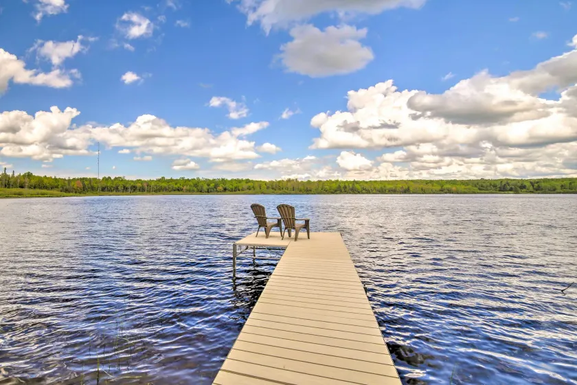 Secluded Woodsy Watersmeet Cabin w/ Fire Pit! - Image 1