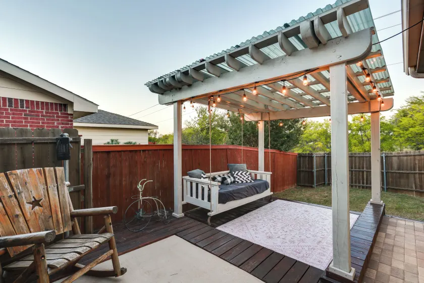 Patio, Pergola & Pool Access: Aubrey Retreat! - Image 1