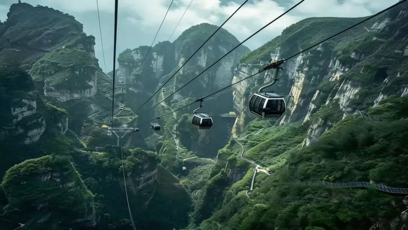 The Sky Gate Hotel-Free pick-up-Free Laundry-- At the Gate of Tianmen Peak Cableway - Image 1