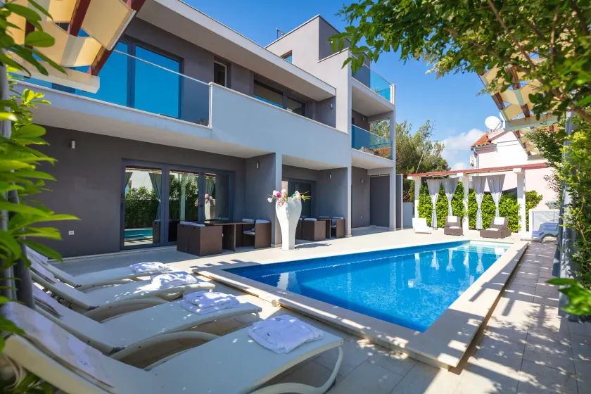 Villa Martinis, Rogoznica, private heated pool - Image 1