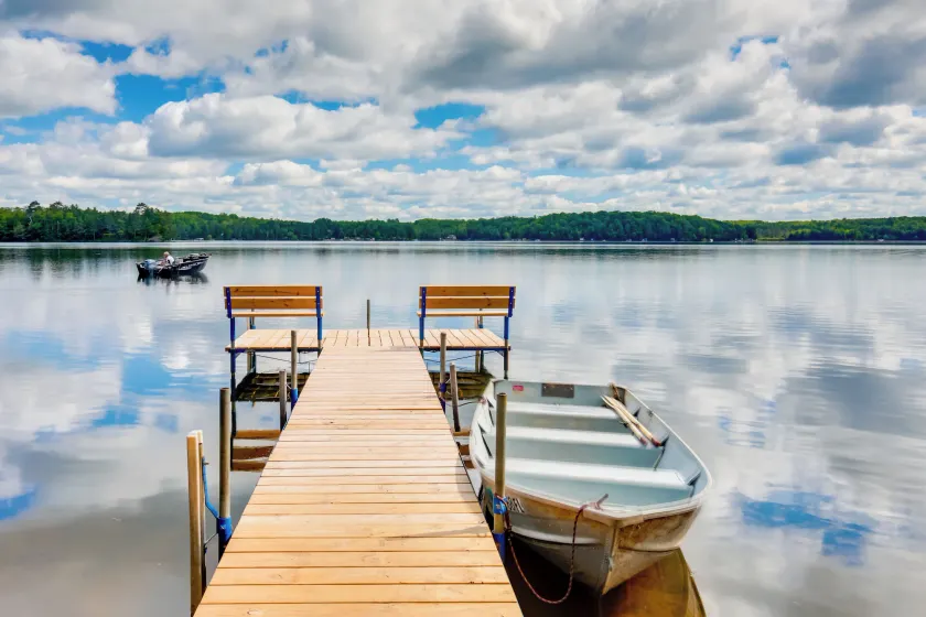 Waterfront Wisconsin Cabin: Private Dock, Fire Pit - Image 1