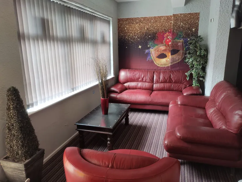 Mardi Gras Hotel - Coin salon dans le hall