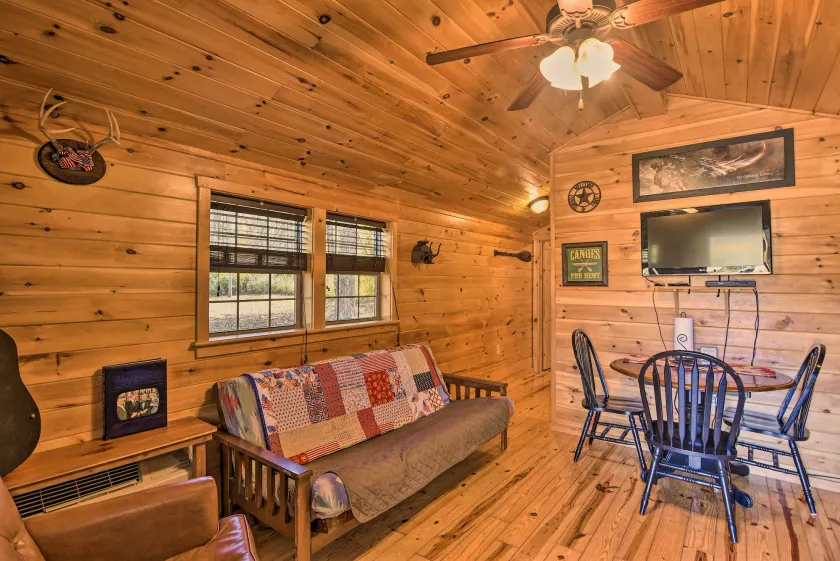 Rural Cabin Hideaway w/ Fire Pit & Mtn Views! - Image 1