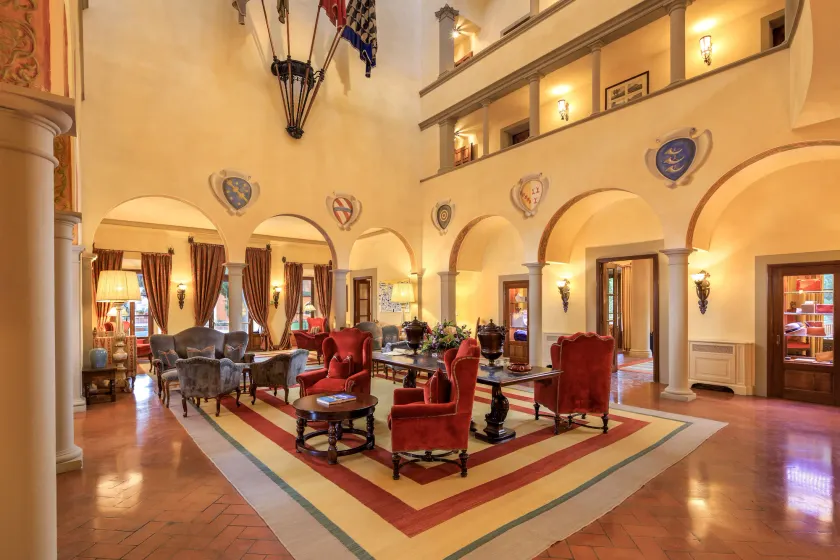 Villa La Massa - Lounge i lobbyen