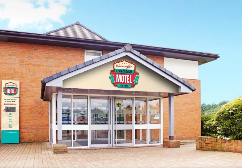Warrington Motel, J20 M6 Lymm Services - Image 1