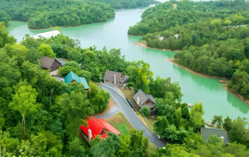 Lakefront Cabin in the Smoky Mountains - Innvendig