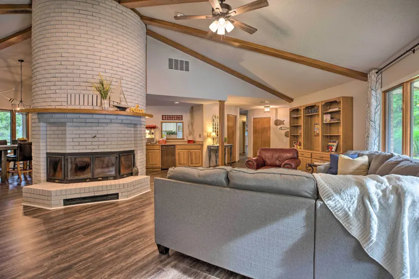 Grand Rogers Lake Home w/ Game Room & Scenic Views - Image 1