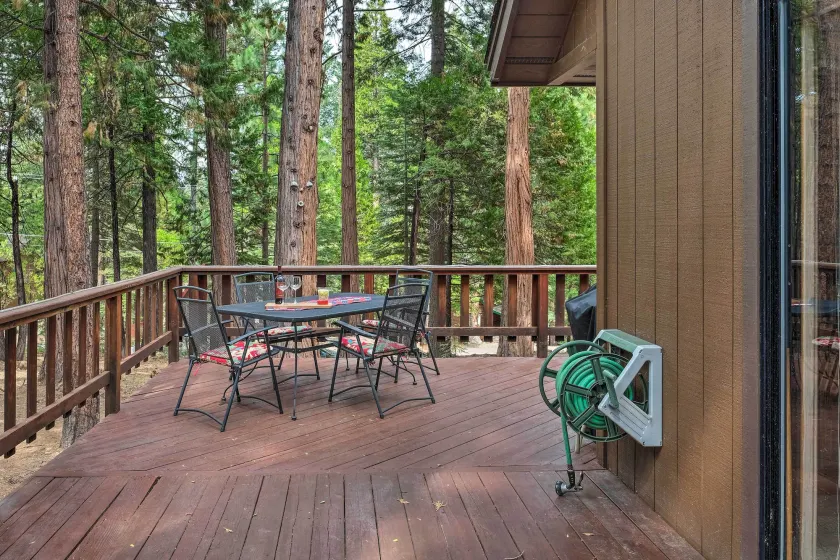 Game Room & Deck: Pet-friendly Camp Connell Cabin - Interiör