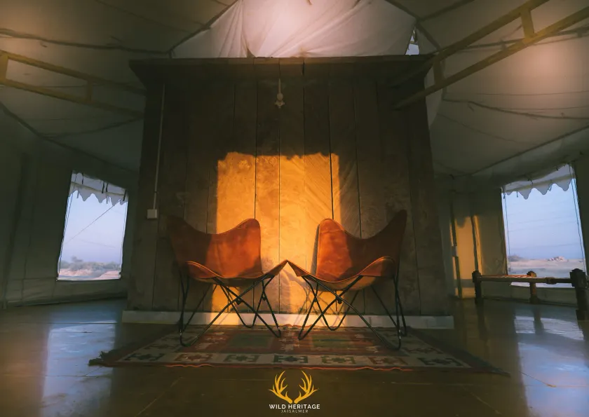 Wild Heritage Desert Camp Jaisalmer - Lobby sitting area