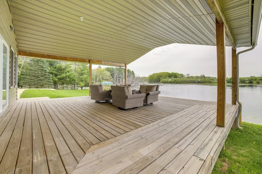 Waterfront Evart Getaway w/ Fire Pit on 82 Acres! - Image 1