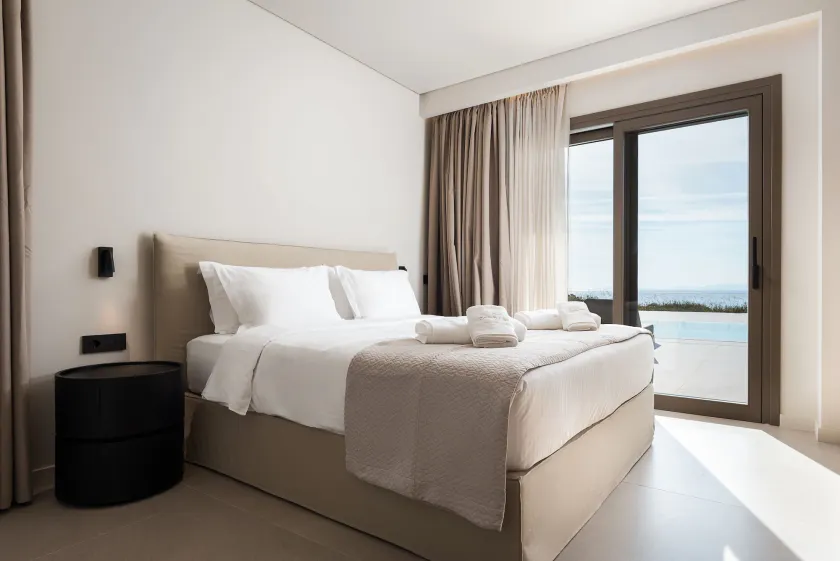 Beach House Houlakia Mykonos - Chambre