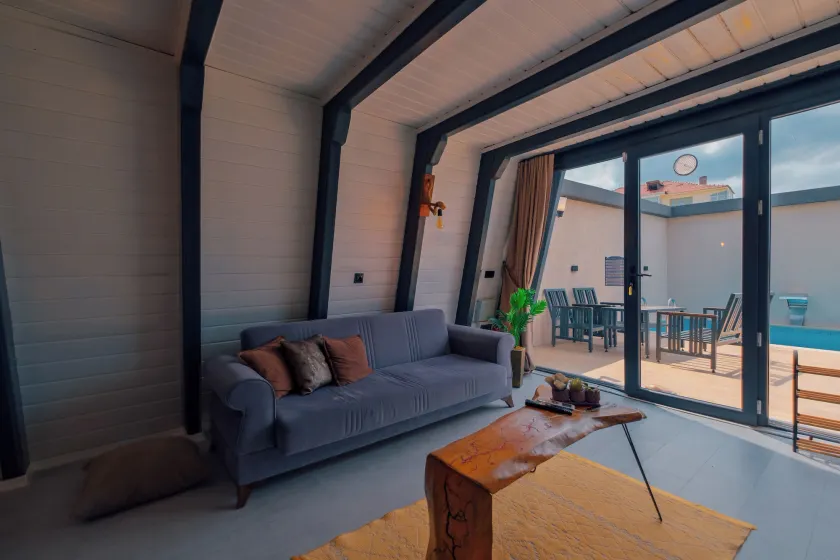 Sapanca Kibar Bungalov - Living area