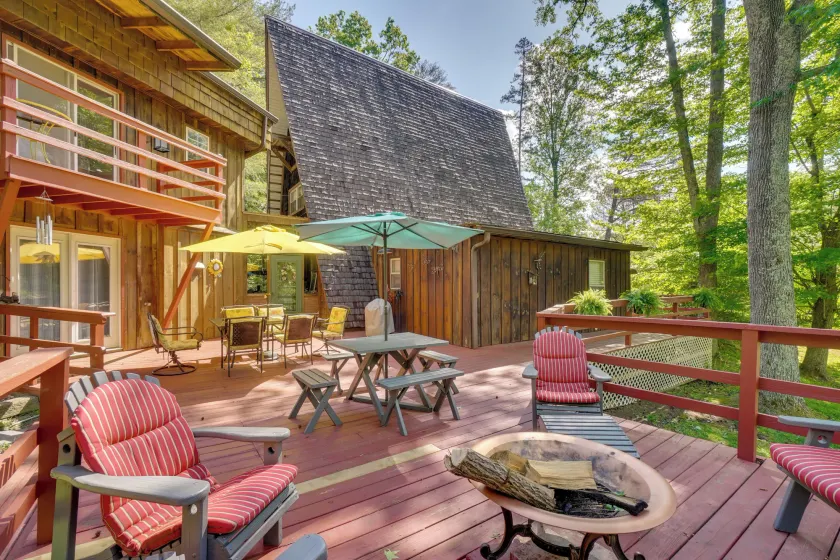 A-frame Cabin w/ Spacious Yard in Tellico Plains! - Image 1